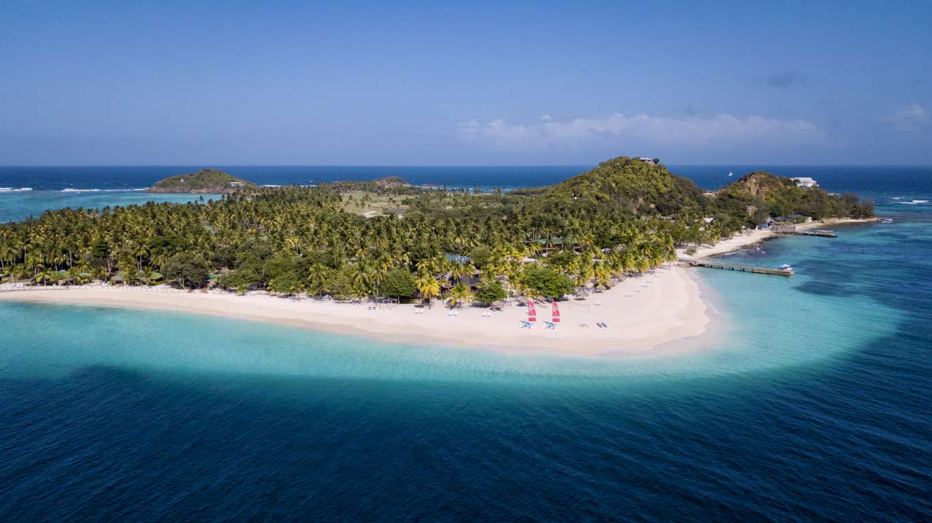 Palm Island The Grenadines - SVG , Caribbean - Private Islands for Rent