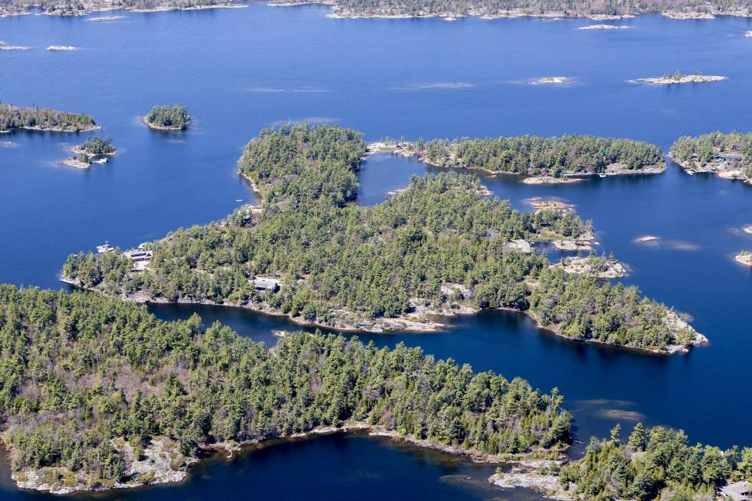 north east pavis island - georgian bay, ontario , canada